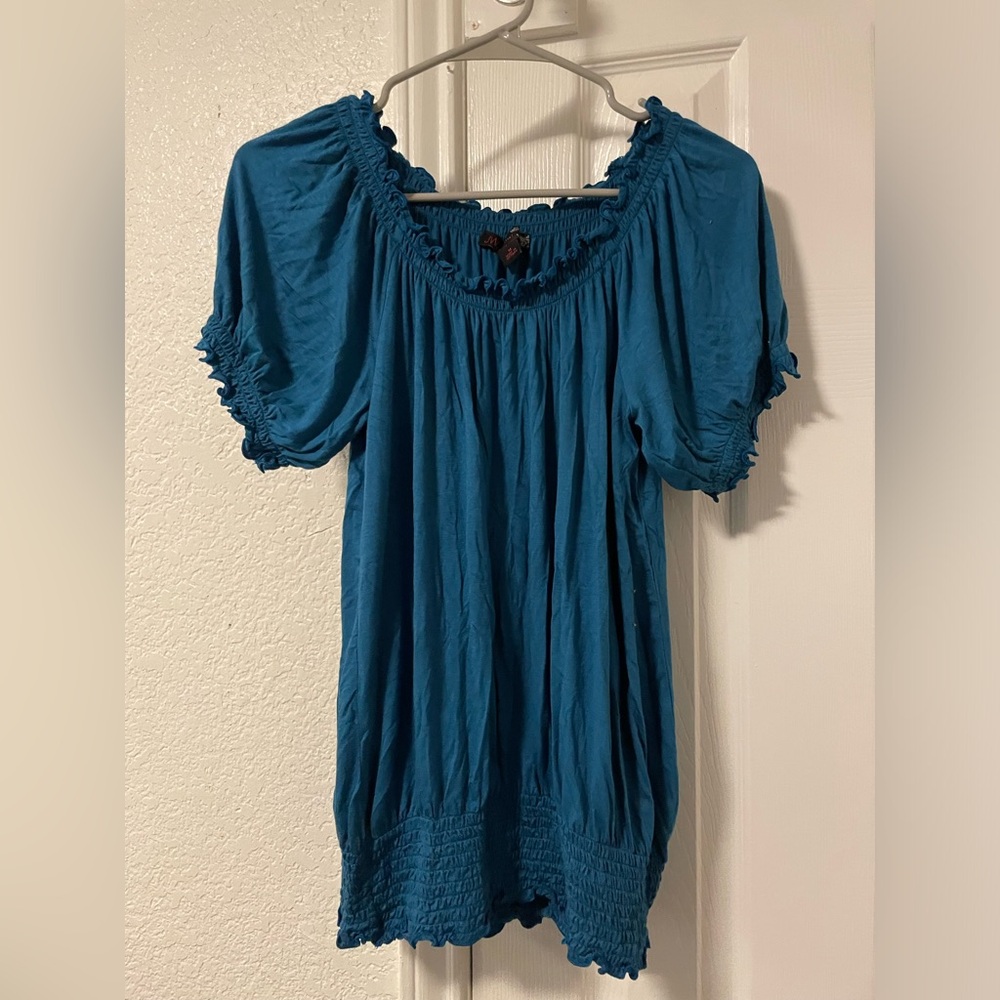 JW Style EUC teal top